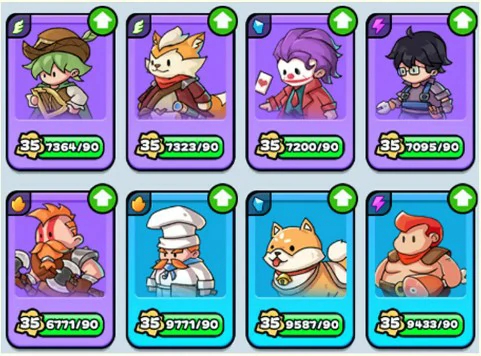 伙伴升星与碎片规划