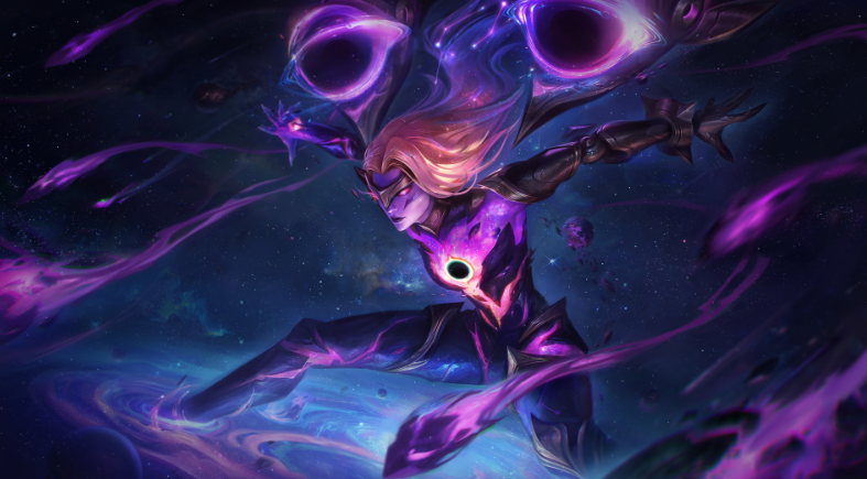 LOL暗星卡莎皮肤效果预览,LOL