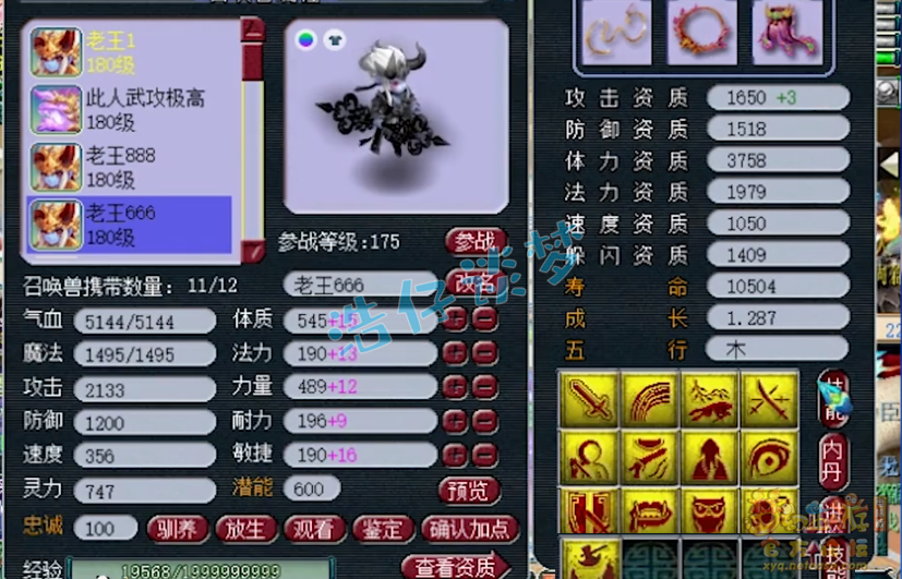 服战方寸展示,梦幻西游