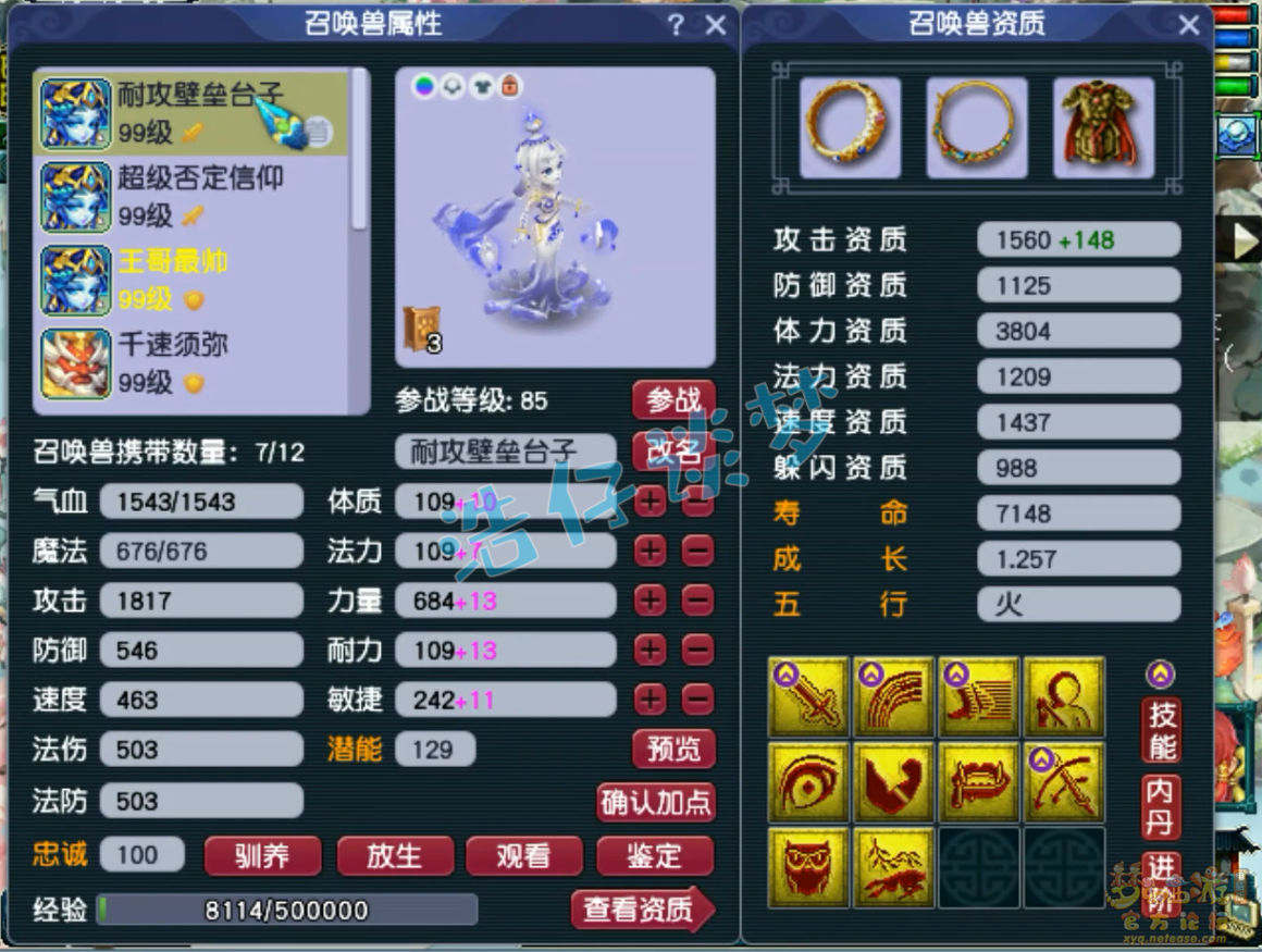 89化生寺展示,梦幻西游