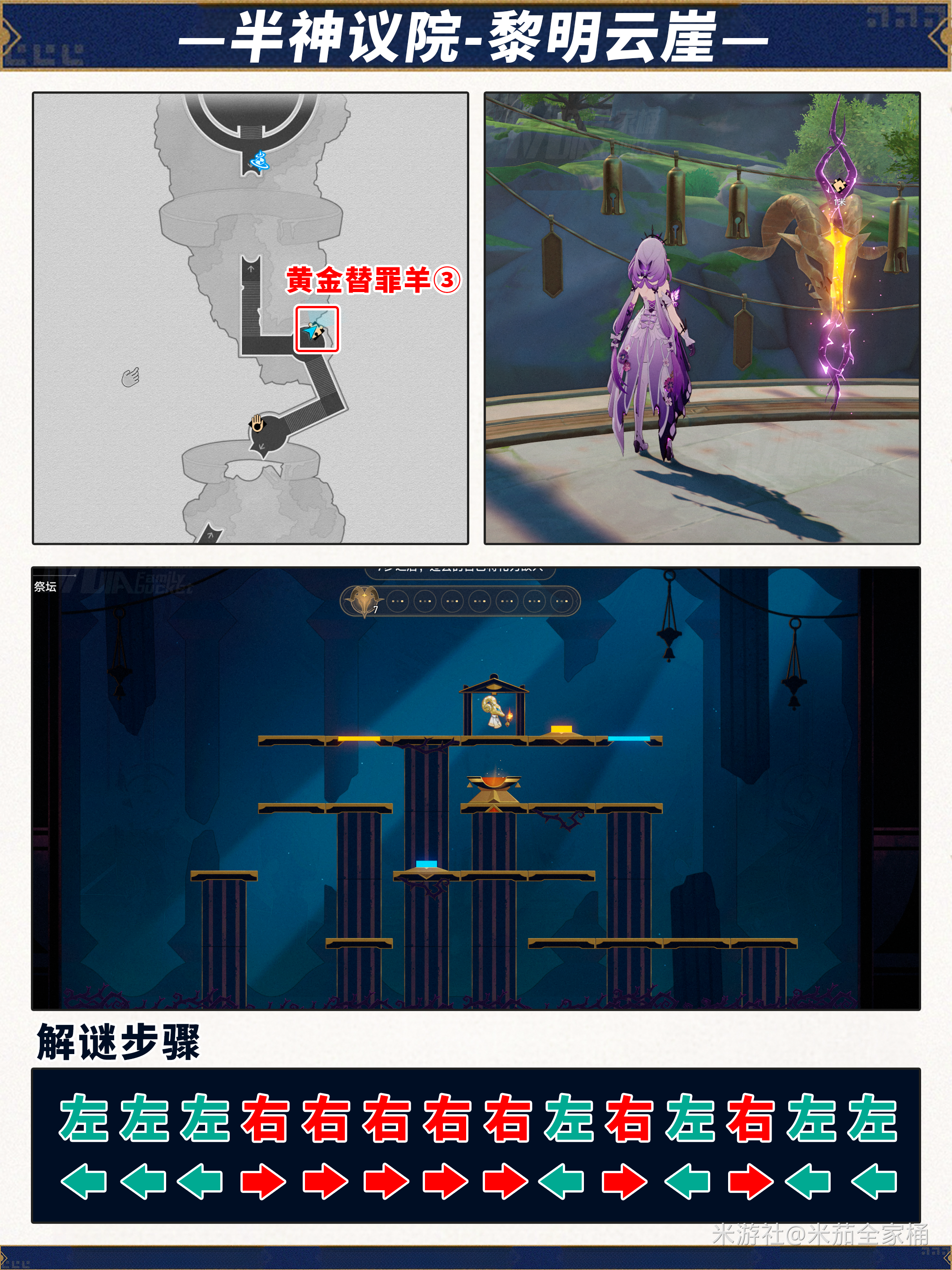 半神议院黎明云崖黄金替罪羊解密攻略,星穹铁道