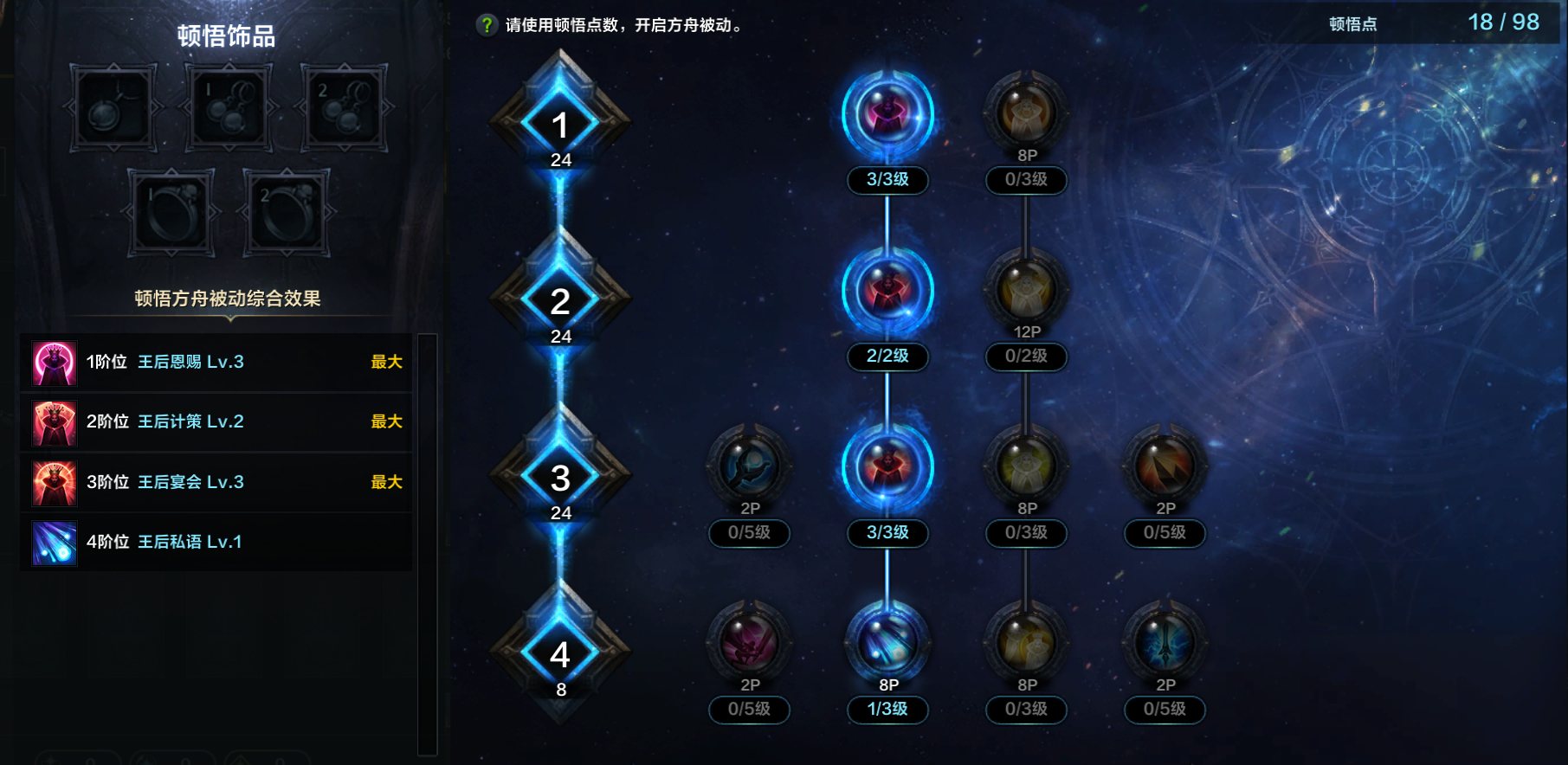 命运方舟王后恩赐卡牌大师方舟加点攻略,命运方舟