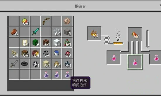 药水酿造大全最新版本2025,我的世界