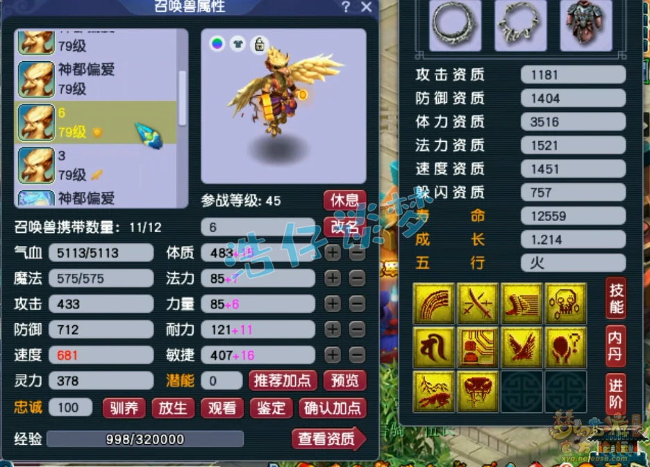 花果山69级装备展示,梦幻西游