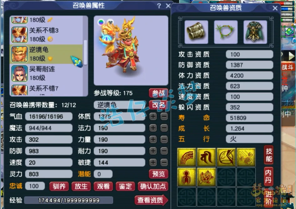 大唐175服战装备展示,梦幻西游