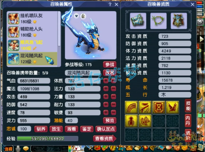 无底洞装备175级展示,梦幻西游