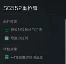 sg552战场配件最新,三角洲行动