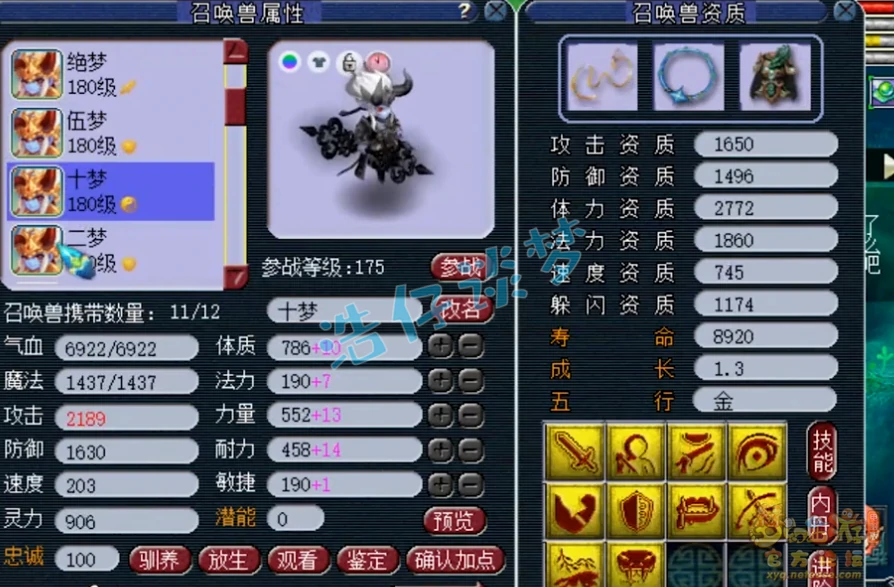 神木175装备展示,梦幻西游
