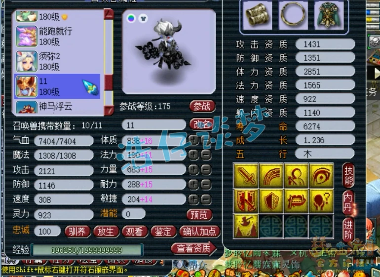 方寸175装备展示,梦幻西游