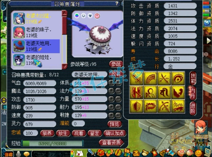 109普陀山天地配装,梦幻西游