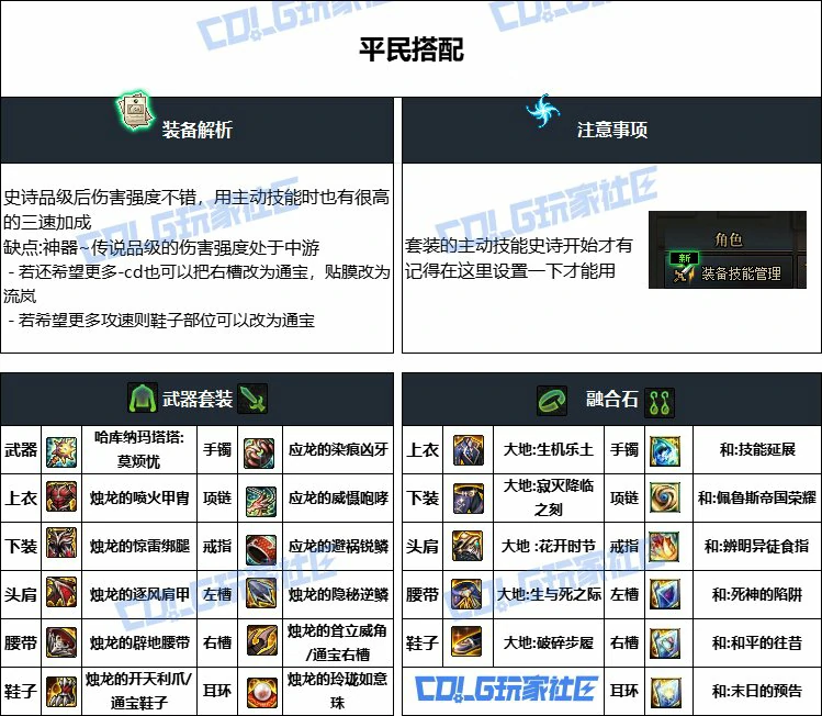 DNF重泉版本召唤装备推荐,DNF