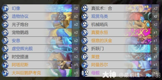 炉石传说星际英雄传牧师卡组分享,炉石传说