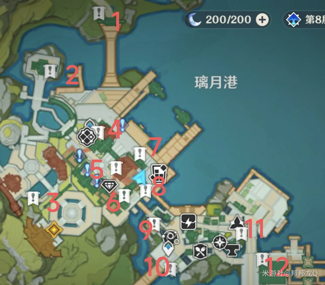 吉语钱位置一览,原神