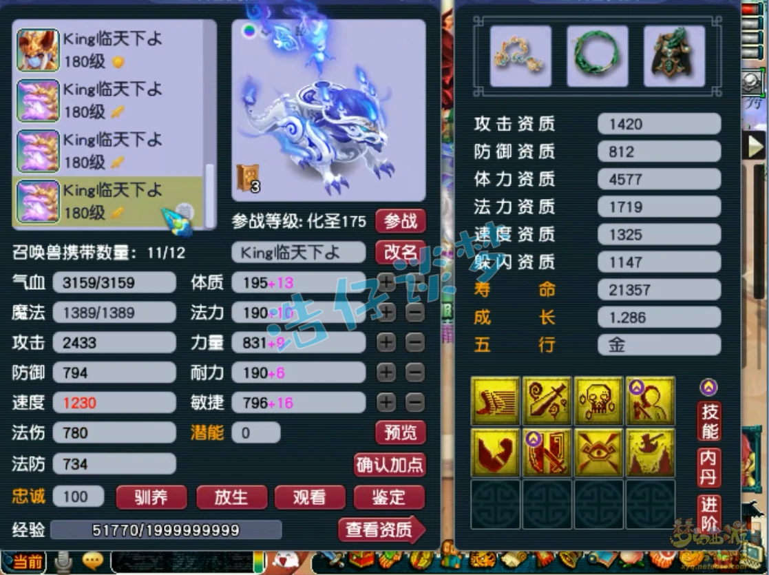 服战地府175装备搭配,梦幻西游