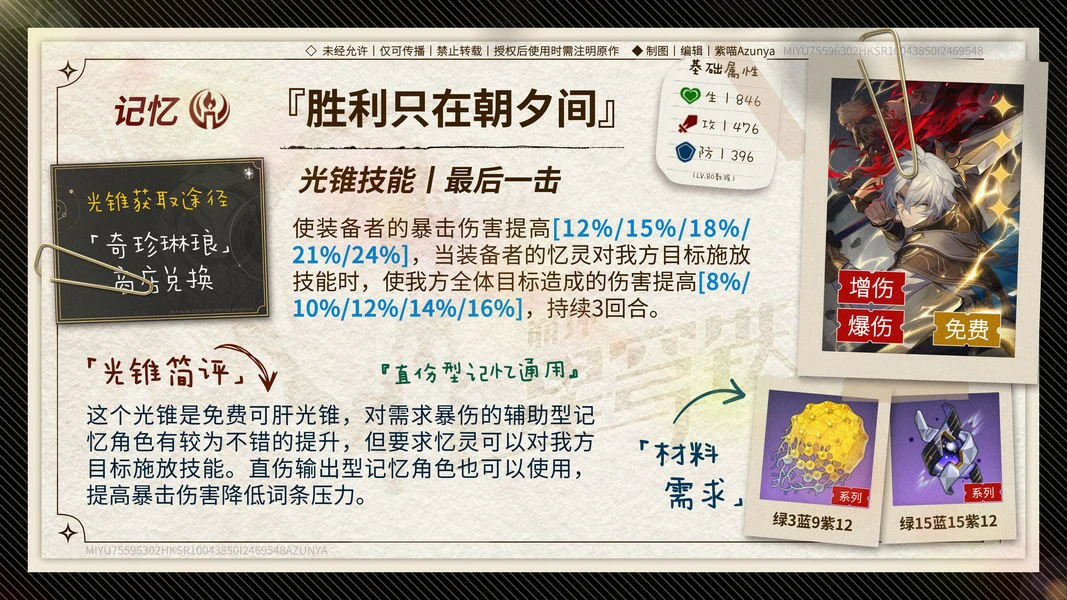 崩坏星穹铁道阿格莱雅光锥推荐,星穹铁道