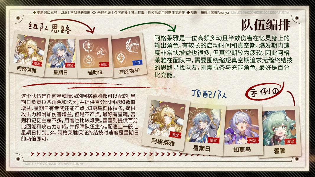 崩坏星穹铁道阿格莱雅配队推荐,星穹铁道