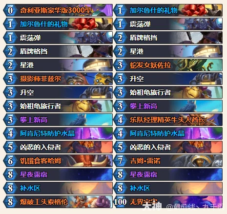 炉石传说补水战卡组代码分享,炉石传说