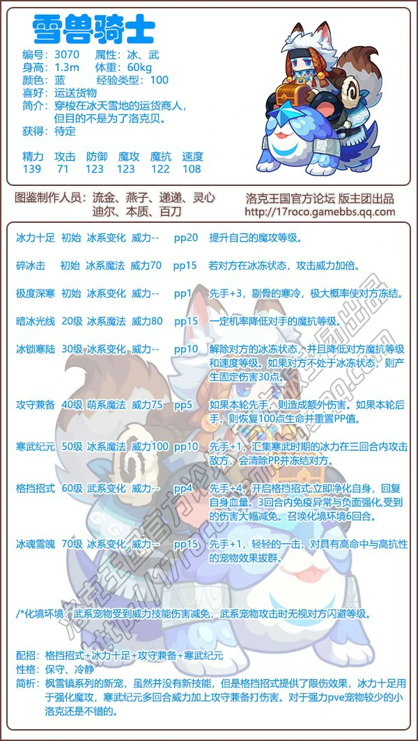 枫雪镇宠物图鉴2025