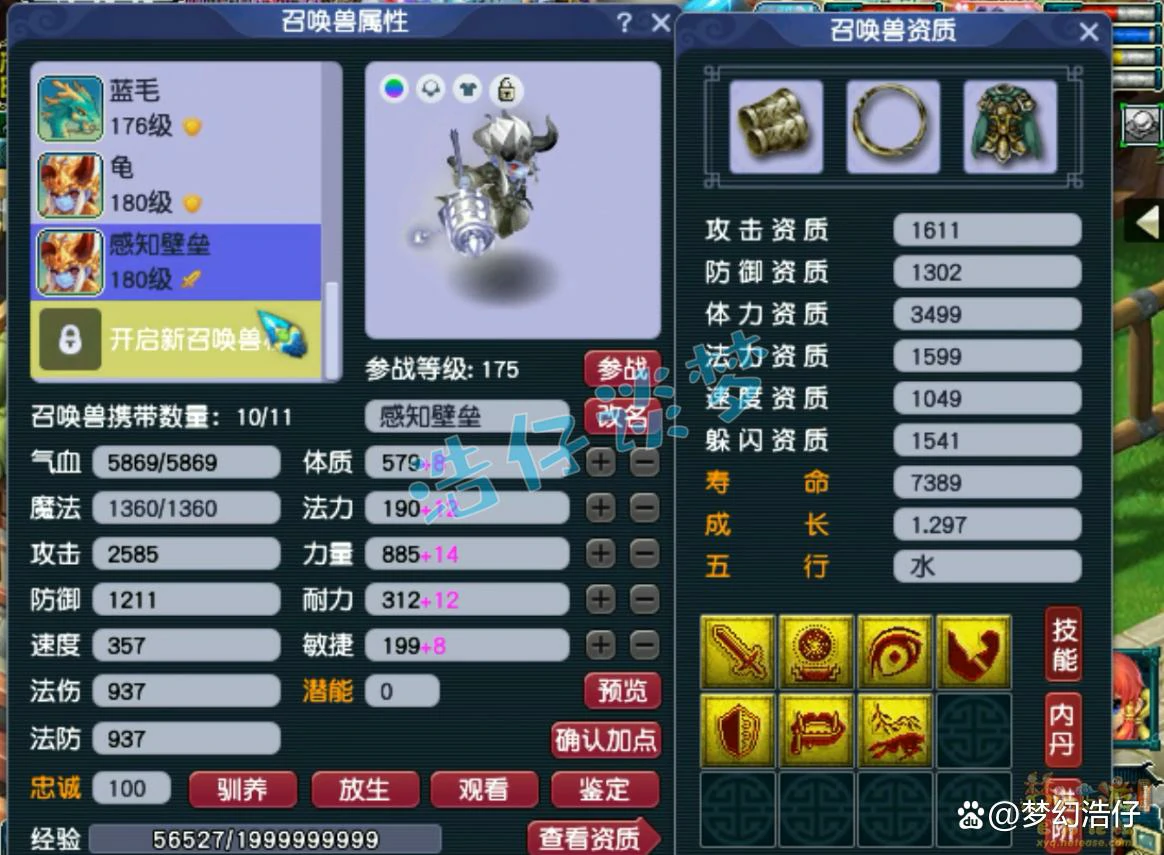法暴魔王展示图175级,梦幻西游