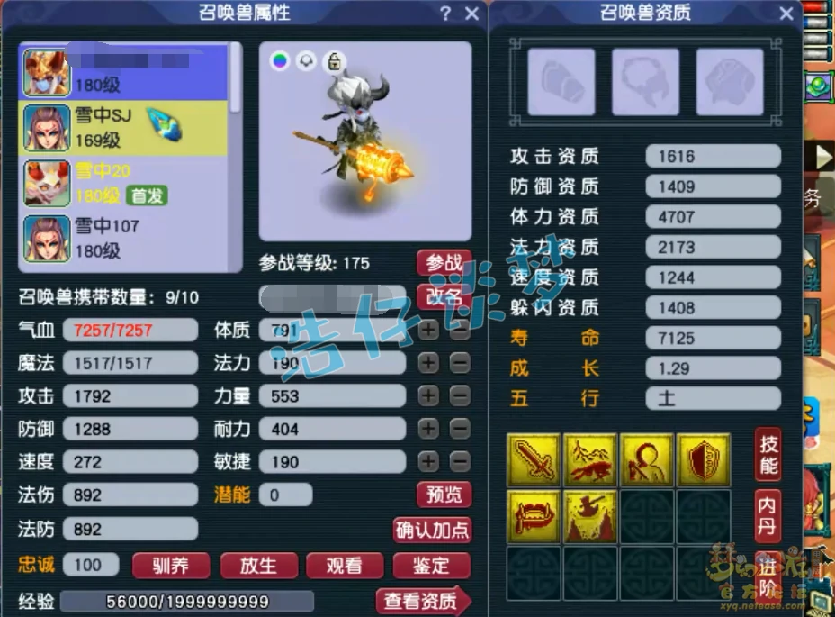骷髅大唐装备175展示,梦幻西游