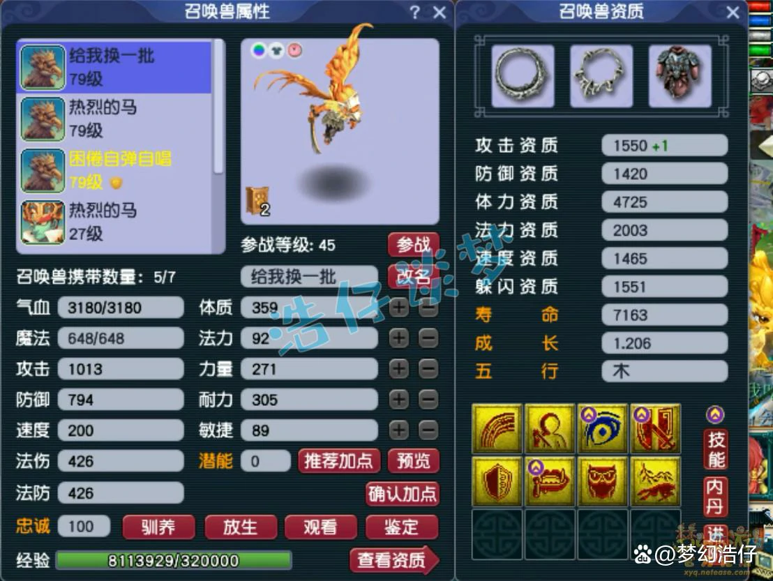 花果山69平民装备展示,梦幻西游