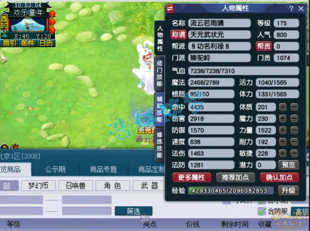 狮驼175装备搭配图,梦幻西游
