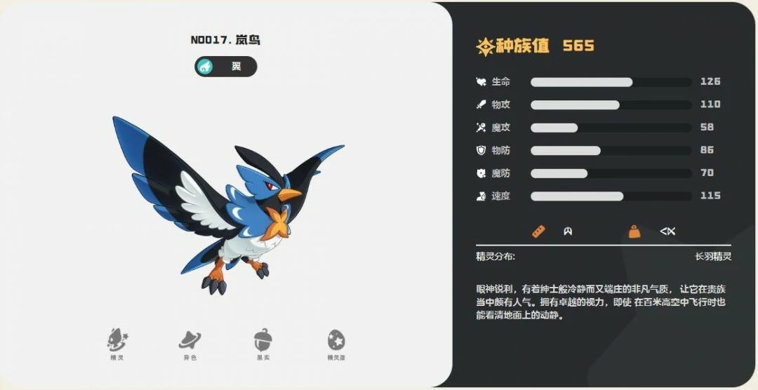 岚鸟技能一览