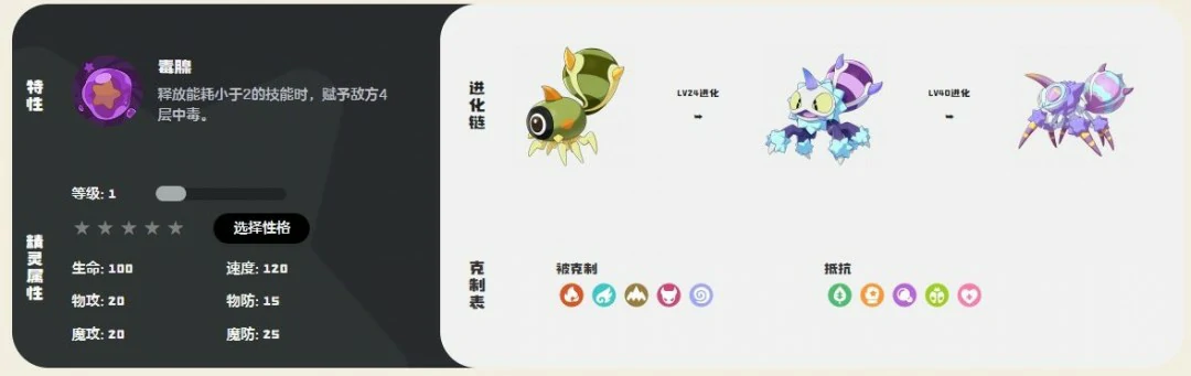 芋香巨角蛛技能一览