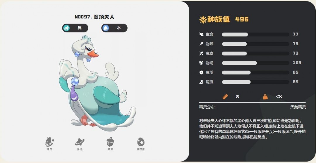 翠顶夫人技能一览