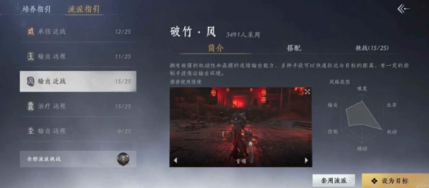 心法搭配示意图