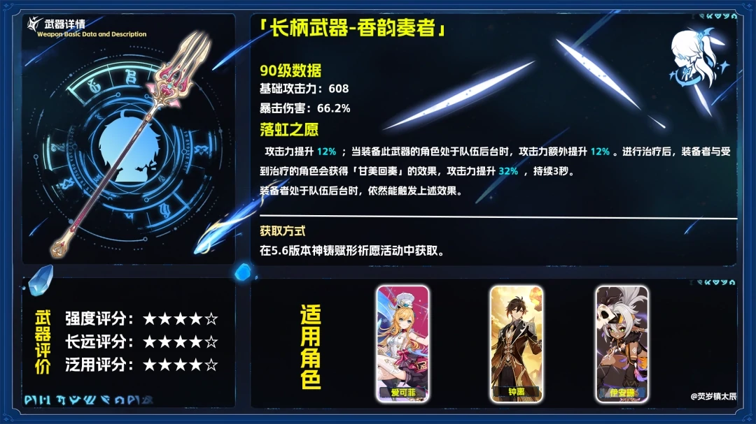 香韵奏者评测攻略,原神