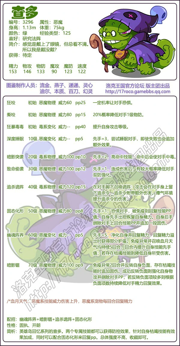 查多技能搭配