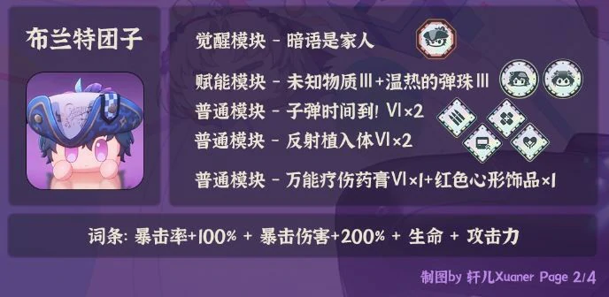 布兰特团子培养攻略,鸣潮