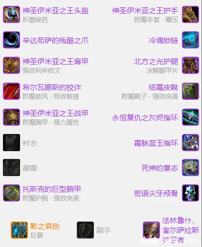 ICC武器战BIS装
