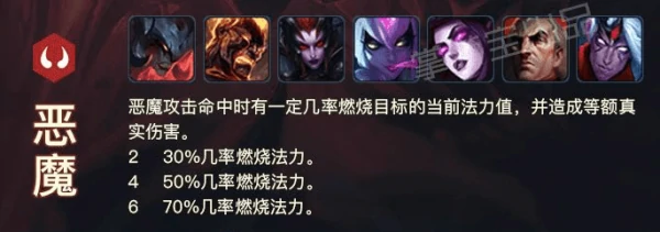 lol云顶之弈恶魔流阵容搭配
