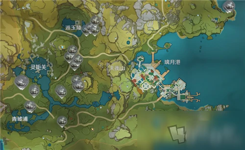 白铁块分布位置汇总,原神