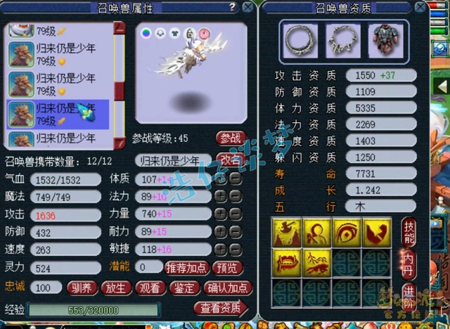 普陀山装备69级展示图,梦幻西游