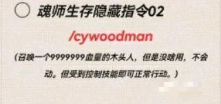 魂师之行作弊指令怎么用,我的世界
