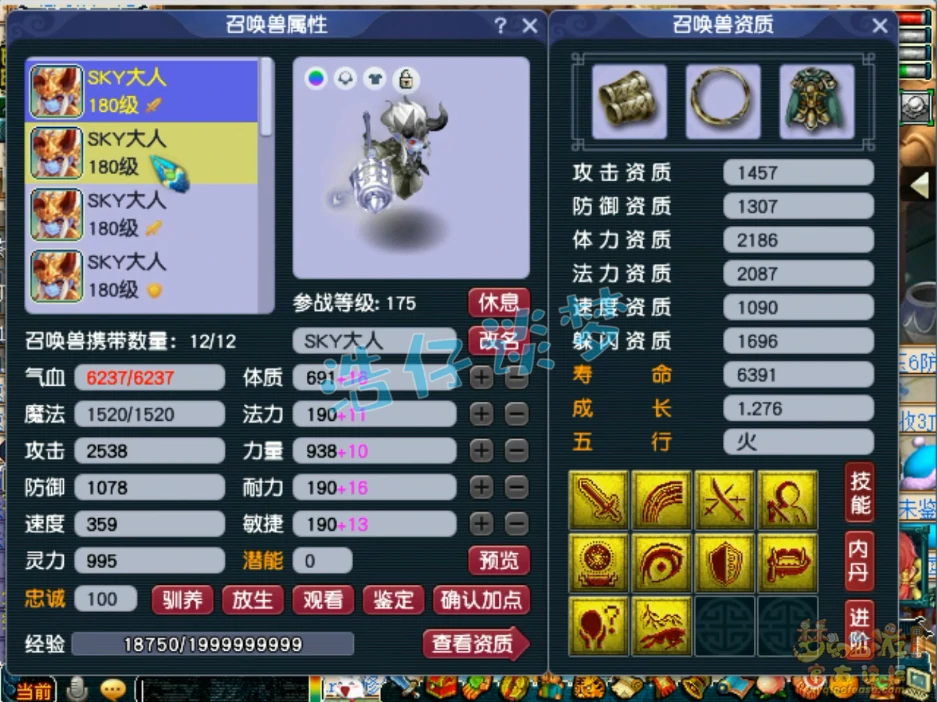 大唐装备175级展示图,梦幻西游