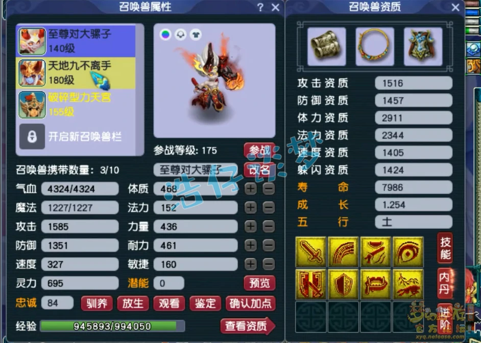 175级天宫装备展示图,梦幻西游