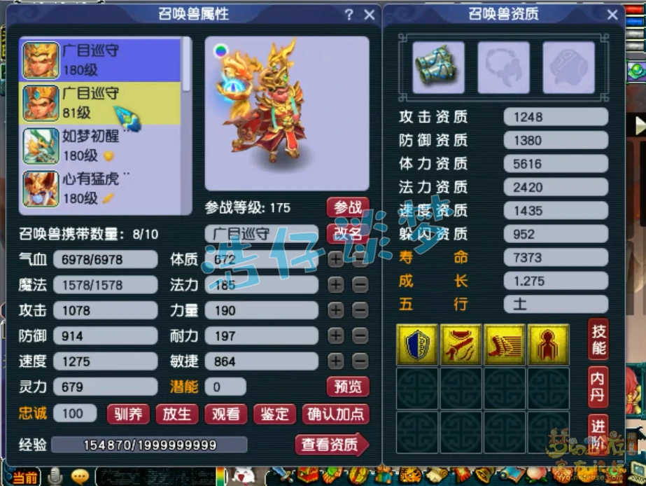 无底洞175级辅助装备展示图,梦幻西游