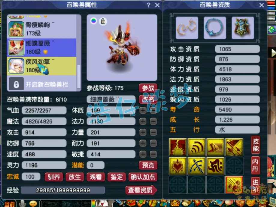 无底洞175级辅助装备展示图,梦幻西游