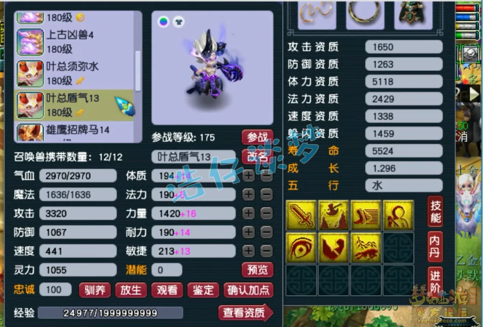 盘丝服战175级装备展示图,梦幻西游