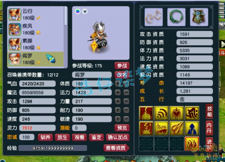 普陀山装备175级展示图,梦幻西游