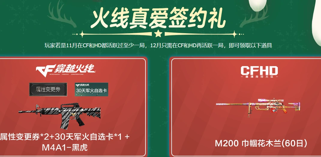 CF 3月活动进阶奖励展示
