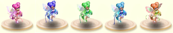 蝴蝶仙子蜕变形态