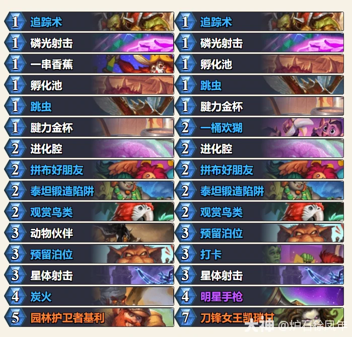 炉石传说污手虫猎卡组代码分享,炉石传说