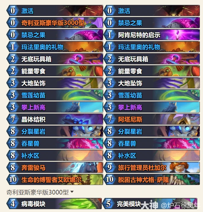 炉石传说强力大哥德卡组代码分享,炉石传说