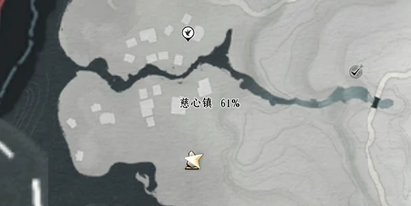慈心镇特殊蹊跷位置示意图