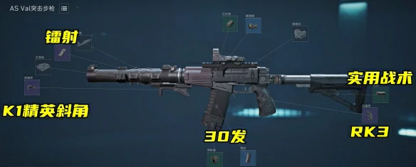 s3ASVAL改枪方案推荐,三角洲行动